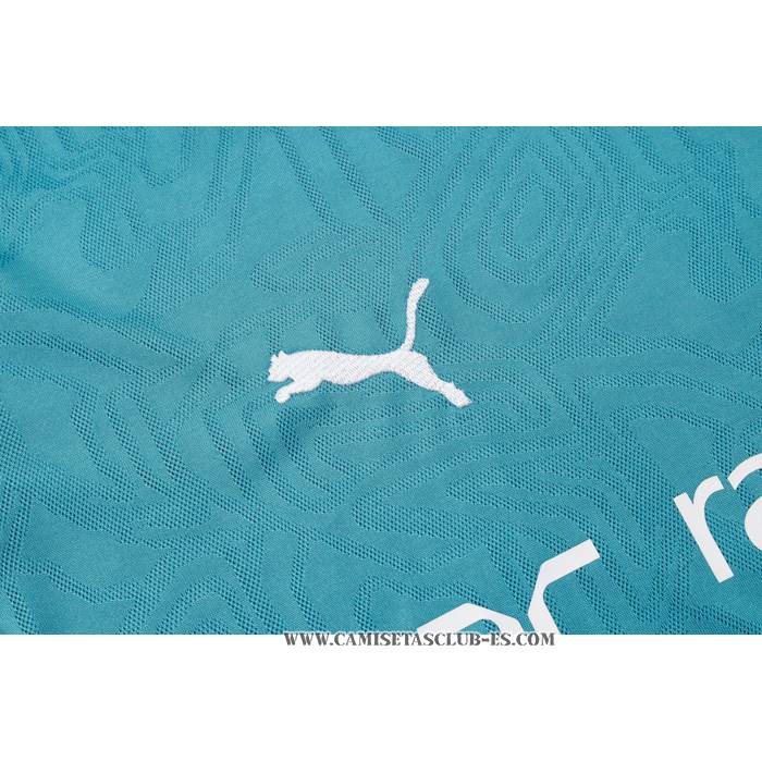 Chandal del Olympique Marsella 24-25 Manga Corta Azul - Pantalon Corto
